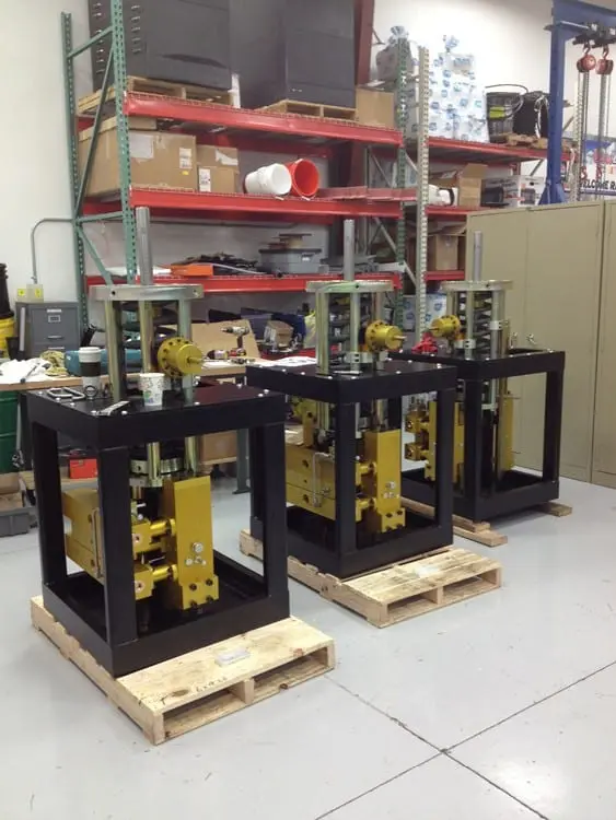 Assembly of Reheat Stop Valve Actuators in Loveland, CO.