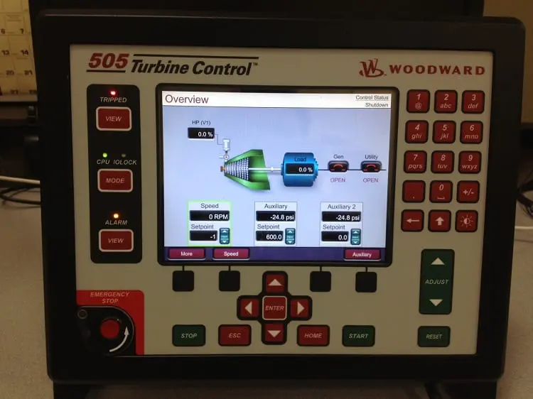 505 Turbine Control.