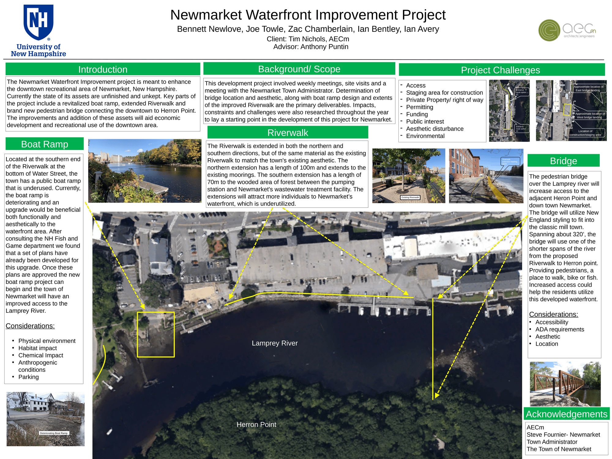 Newmarket Waterfront Improvement Project article.