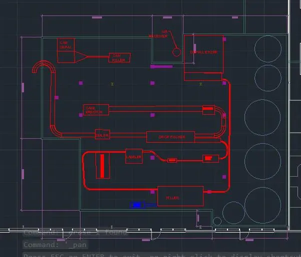 Computer generation of a floor plan.