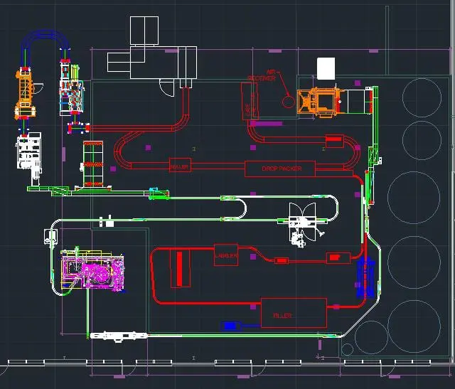 Computer generation of a floor plan.