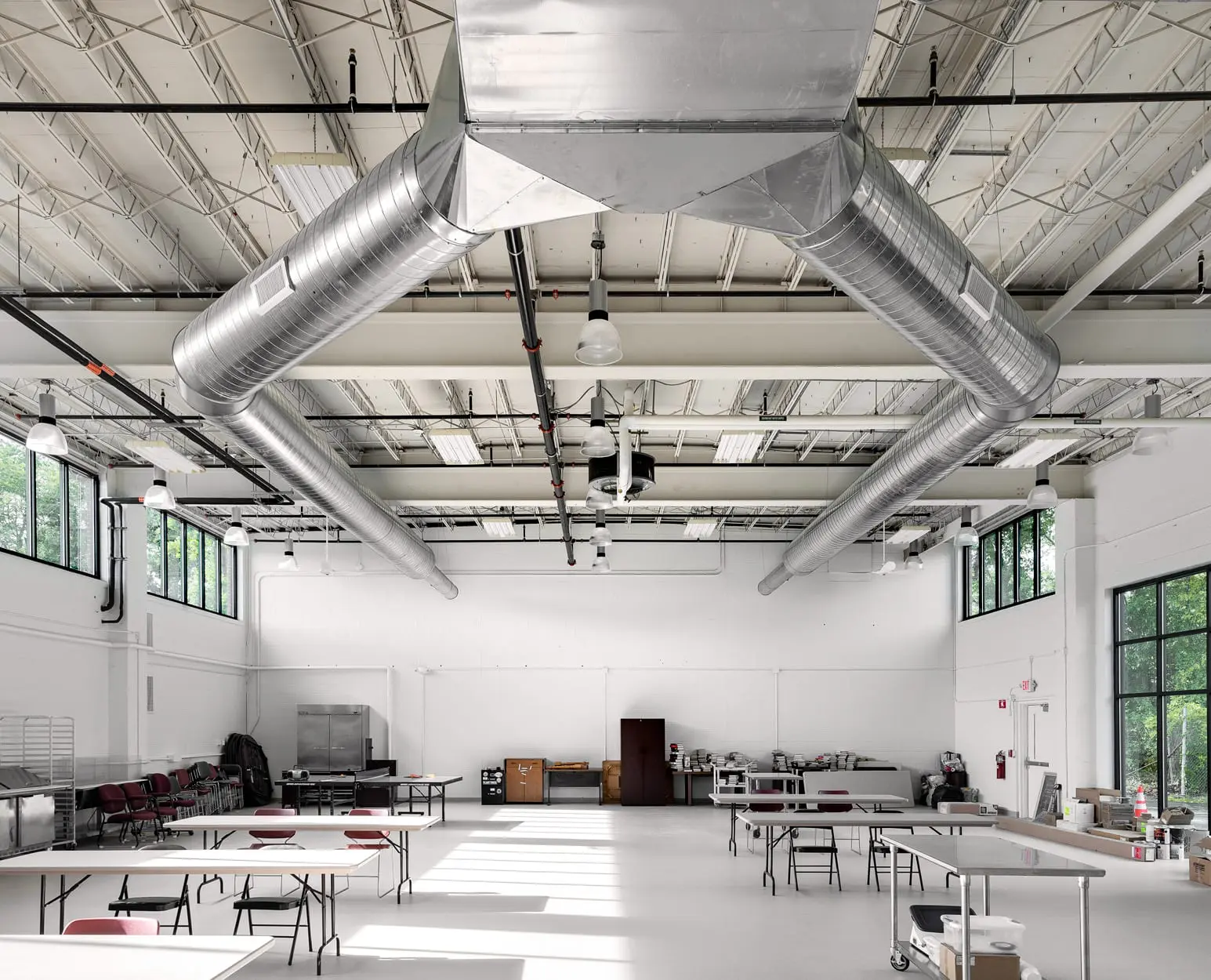 Paul A. Double U.S. Army Reserve Center interior.