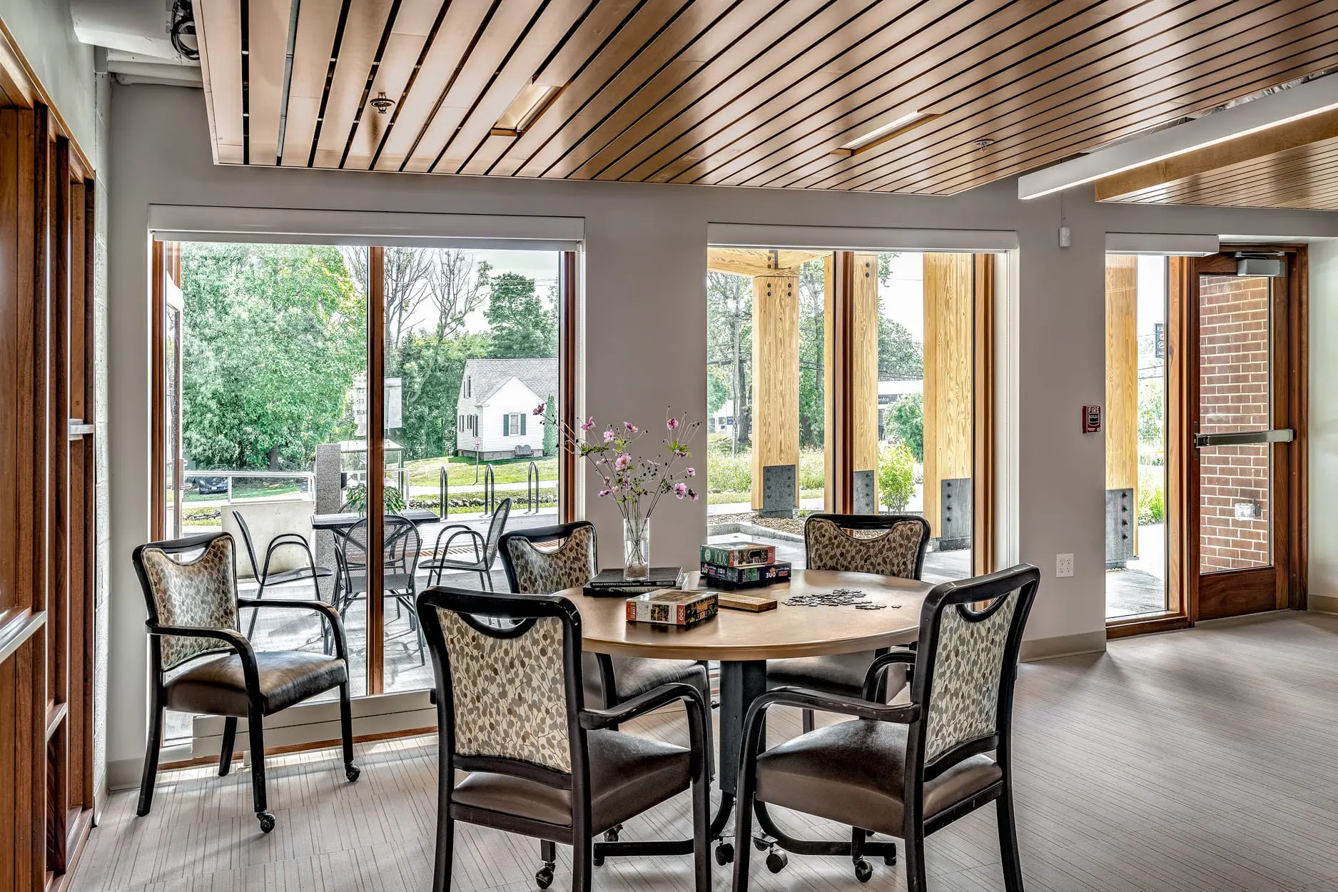 Portsmouth Senior Activity Center interior.