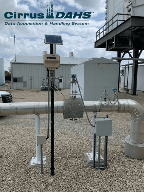 CirrusDAHS Image 2 Gas line fuel flow meter photo courtesy of Wunderlich-Malec client.