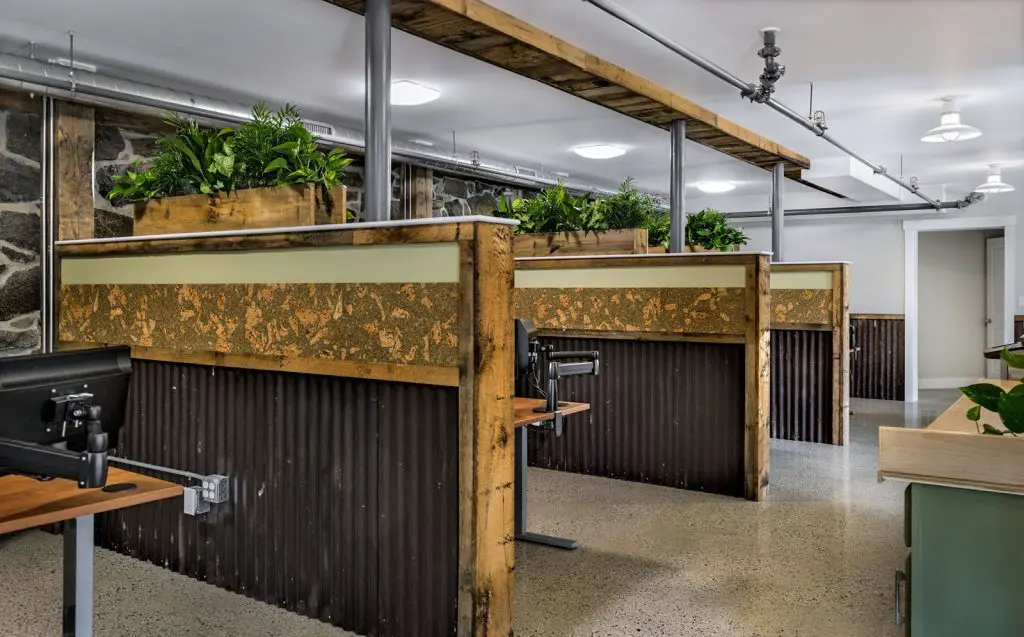 Newmarket office building interior.