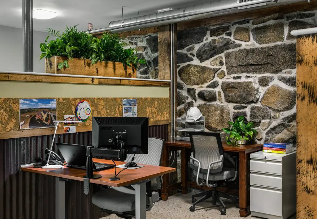 Newmarket office building interior.