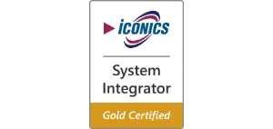 Iconics System Integrator Gold Certified logo.
