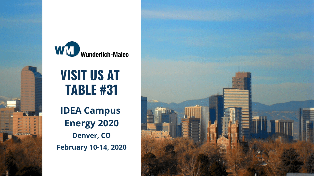 Meet WunderlichMalec at the IDEA Campus Energy 2020 Conference Table