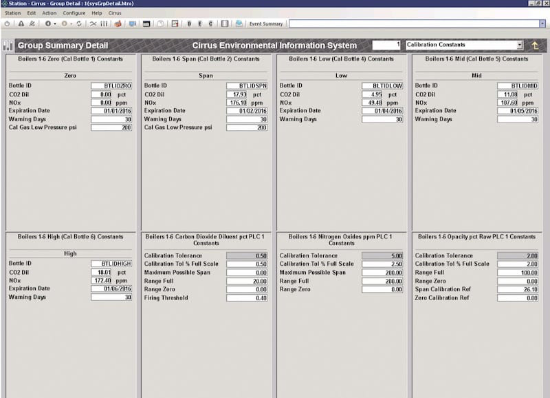 Cirrus Environmental Information System screenshot.