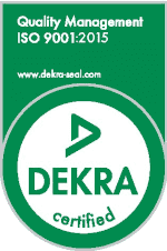 wm-icon-small A green and white DEKRA certified badge for ISO 9001:2015 Quality Management, featuring the DEKRA logo and website www.dekra-seal.com.
